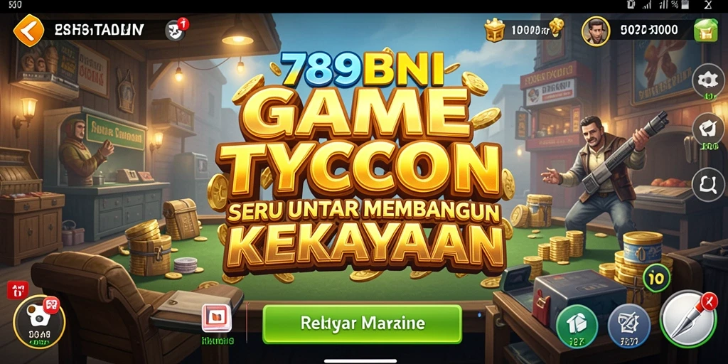 Tangkapan layar 789BNI menunjukkan pemain yang aktif membangun bisnis Tycoon.