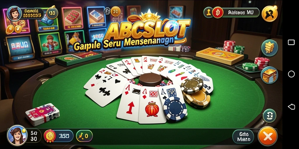 Tampilan gameplay seru dari aplikasi Gaple ABCSLOT.