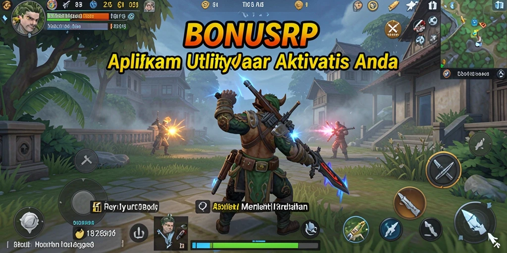Tampilan antarmuka <strong>BONUSRP</strong> yang bersih dan user-friendly.