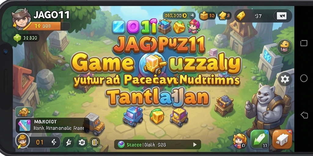 Screenshot gameplay JAGO11 yang penuh tantangan Puzzle.