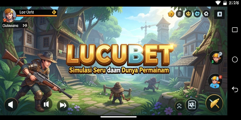 Screenshot gameplay LUCUBET menunjukkan pengalaman simulasi yang menarik.