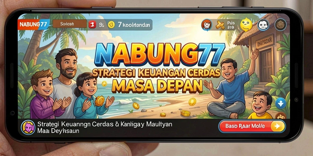 Tampilan screenshot menunjukkan gameplay interaktif NABUNG77 dalam strategi pengelolaan keuangan.