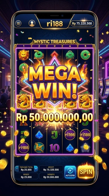 Tampilan antarmuka awal aplikasi ri188 yang ramah pengguna.